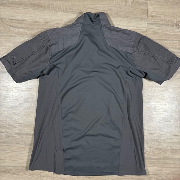 First Tactical Performance Military Tactical Gray 1/4 Zip Shirt Cordura Fabric L - Picture 6 of 8